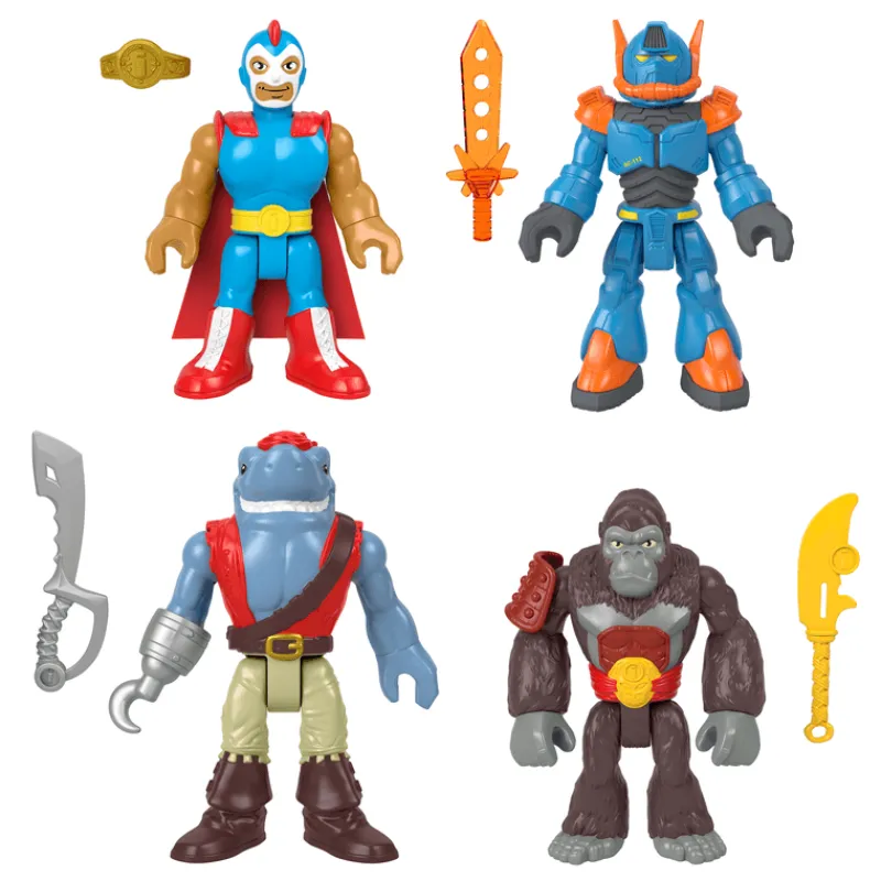 Muñecos Imaginext Tiburón Pirata con una Altura de 25 cms<Mattel Hot