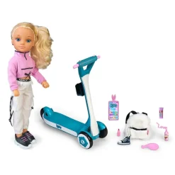 Nancy Muñeca Set de Juego con Scooter<Famosa Sale