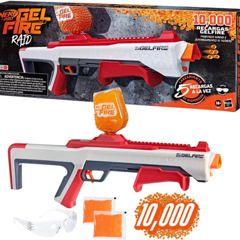 Nerf Lanzador de Gelfire con Bolsa de 10 mil bolitas<Hasbro New
