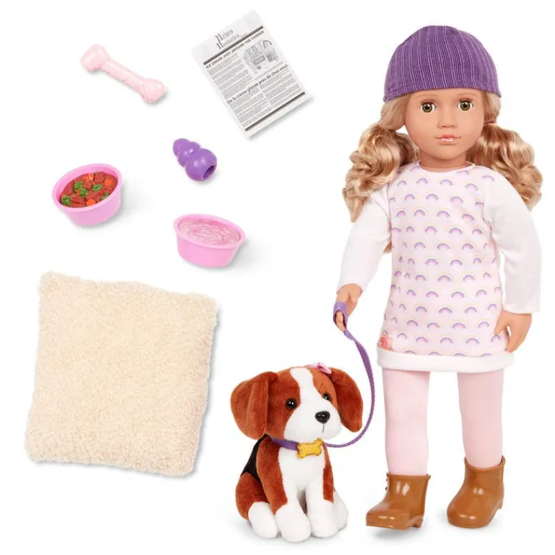 Our Generation Muñeca Ember y su Perrito Elsie<Importacion Juguetron Clearance