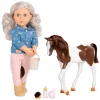 Our Generation Muñeca Yanira con Caballo Bebé<Importacion Juguetron Clearance