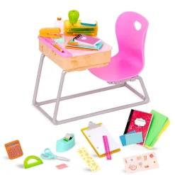 Our Generation Set de Juego Escritorio de Estudiante con Accesorios<Importacion Juguetron Discount