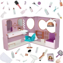 Our Generation Set de Juego Salón de Belleza con Accesorios<Importacion Juguetron Clearance