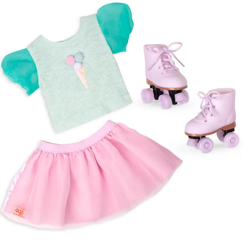 Our Generation Set de Ropa Patines con Vestido de Helados<Importacion Juguetron Hot
