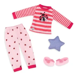 Outfit Pijama Ladybug para Muñecas, Glitter Girl<Importacion Juguetron Outlet