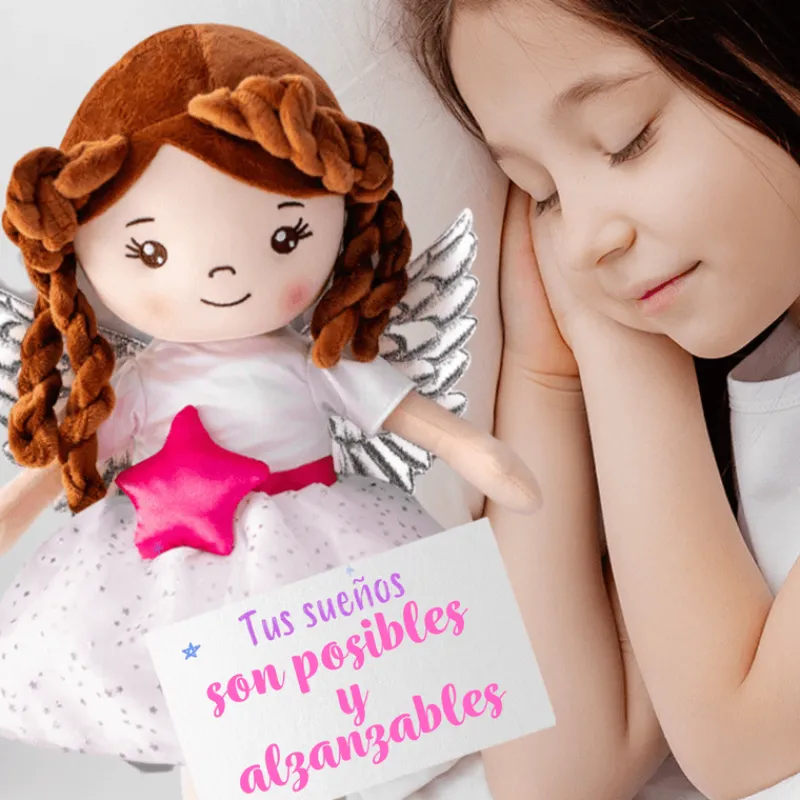 Peluches Angelitos de Guarda con Mensaje Espi<Digixant Outlet