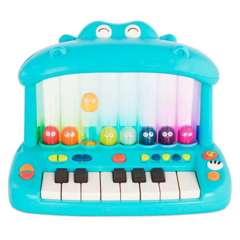 Piano Hipopótamo con Pajaritos Voladores<Importacion Juguetron New