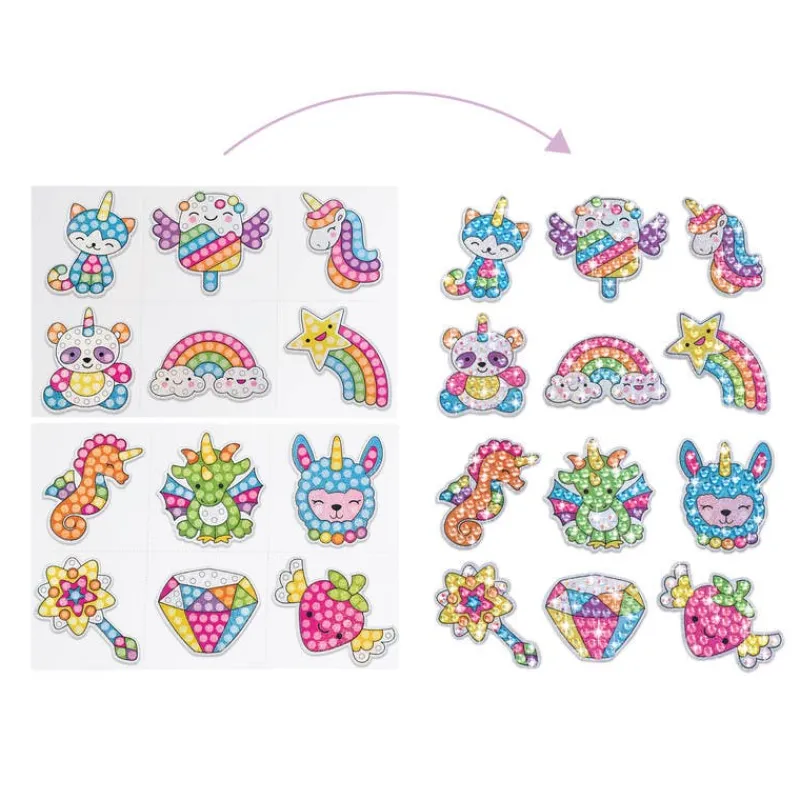 Pintura Brillante y Stickers con Pedrería para Ventanas<Timeout Fashion