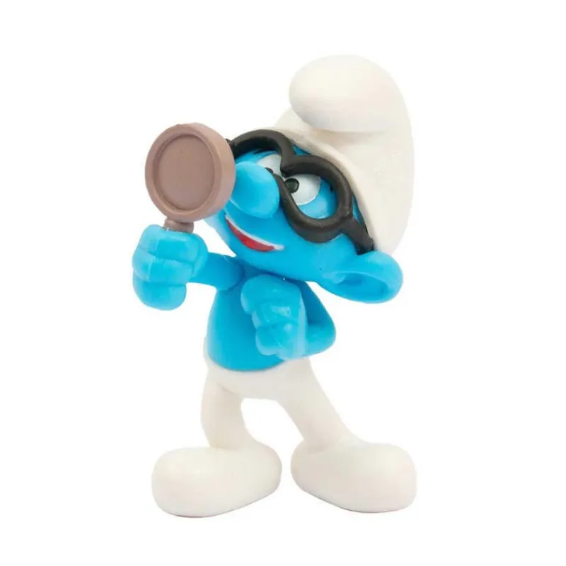 Pitufo Intelectual Mini Muñeco con Casa<Famosa Hot