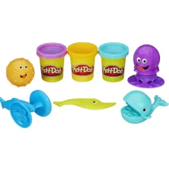 Play-Doh Set de Juegos Creaciones Marinas con 3 Animales, Accesorios y 5 Latas<Hasbro Hot