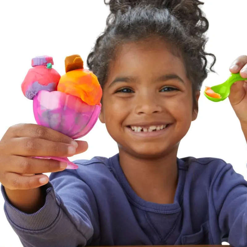 Play-Doh Set de Juegos Heladería con Maquina de Helados Accesorios y 5 Latas<Hasbro Fashion