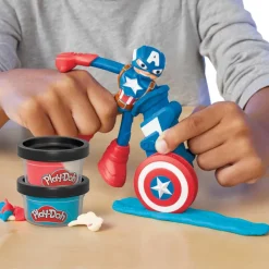 Play-Doh Marvel Figura Capitán América<Hasbro Fashion
