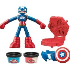 Play-Doh Marvel Figura Capitán América<Hasbro Fashion