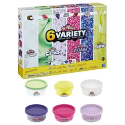 Play-Doh Set de Juegos 6 Latas con Texturas<Hasbro Fashion