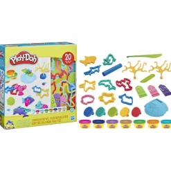 Play-Doh Set de Juegos Animales de Mar con 20 Accesorios y 7 Latas<Hasbro Clearance