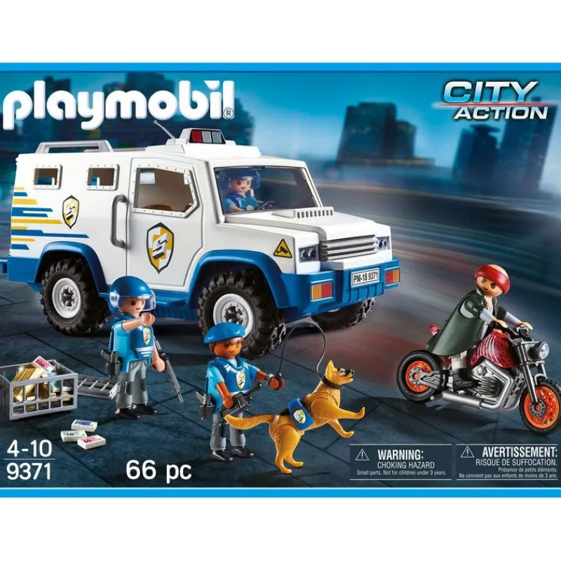 Vehículo Blindado con 4 Figuras y 2 Vehículos<Playmobil Sale