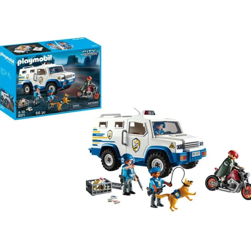 Vehículo Blindado con 4 Figuras y 2 Vehículos<Playmobil Sale