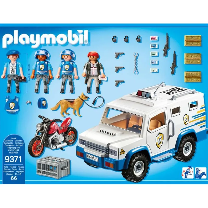 Vehículo Blindado con 4 Figuras y 2 Vehículos<Playmobil Sale