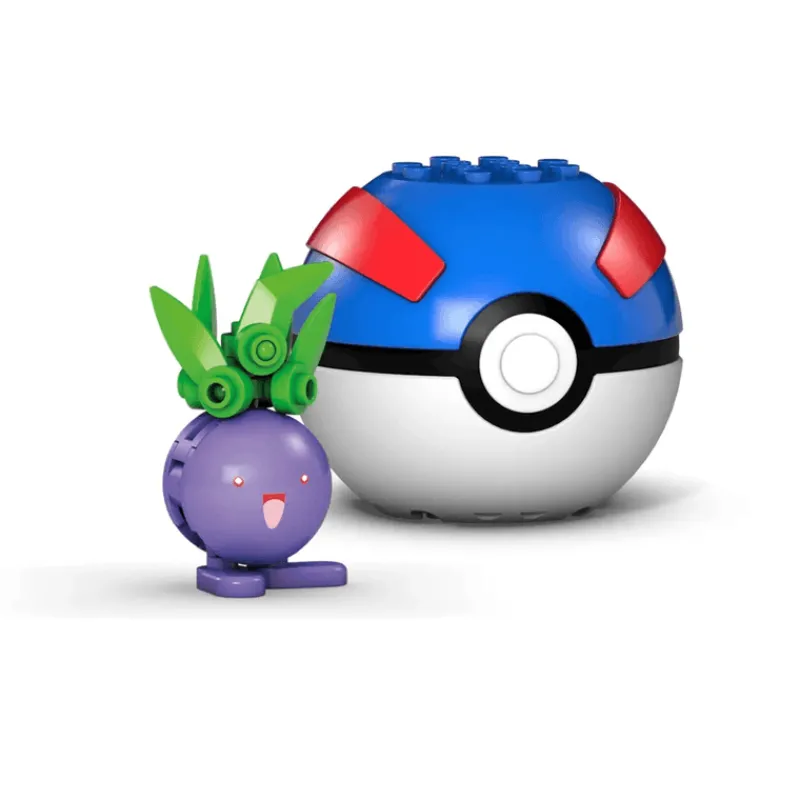 Pokemon Pokébola con Oddish Mega Construx<Mattel New