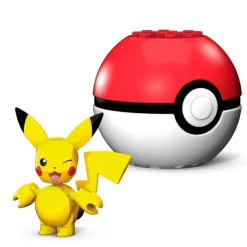 Pokemon Pokébola con Pikachu Mega Construx<Mattel Best