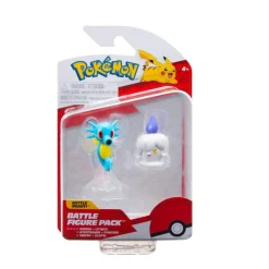 Pokémon 2 Pack Figuras de Batalla Litwick Y Horsea PKW3504<Jazwares Fashion