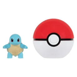Pokémon 2 Pack Figuras de Juguete Squirtle y Poké Bola 95057<Importacion Juguetron Fashion