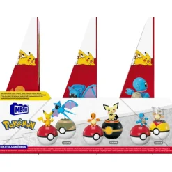 Pokémon 2 Pack Pokébolas Incluye Charmander y Pichu Mega Bloks<Mattel Hot