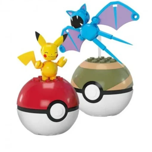 Pokémon 2 Pack Pokébolas Incluye Psyduck y Bulbasaur Mega Bloks<Mattel Clearance