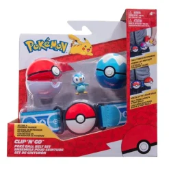 Pokémon 2 Packs Figuras de Juguete Piplup y Cinturón 95283<Importacion Juguetron Hot