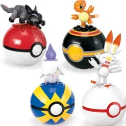 Pokémon Equipo de Fuego Mega Construx con 4 Pokeballs<Mattel Fashion