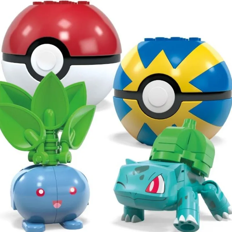 Pokémon Equipo Planta Mega Construx con 4 Pokeballs<Mattel Outlet