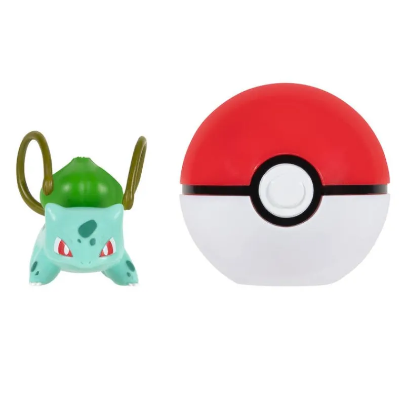 Pokémon Figura de Batalla con Pokebola Bulbasaur PKW3505<Jazwares New