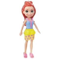 Polly Pocket Muñeca con Outfit a la Moda Amarilla<Mattel Best