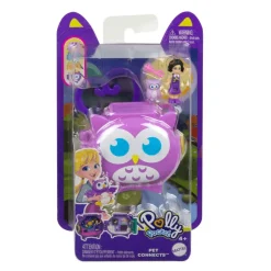 Polly Pocket Set de Juegos Mini Mundo de Mascotas Búho<Mattel Clearance