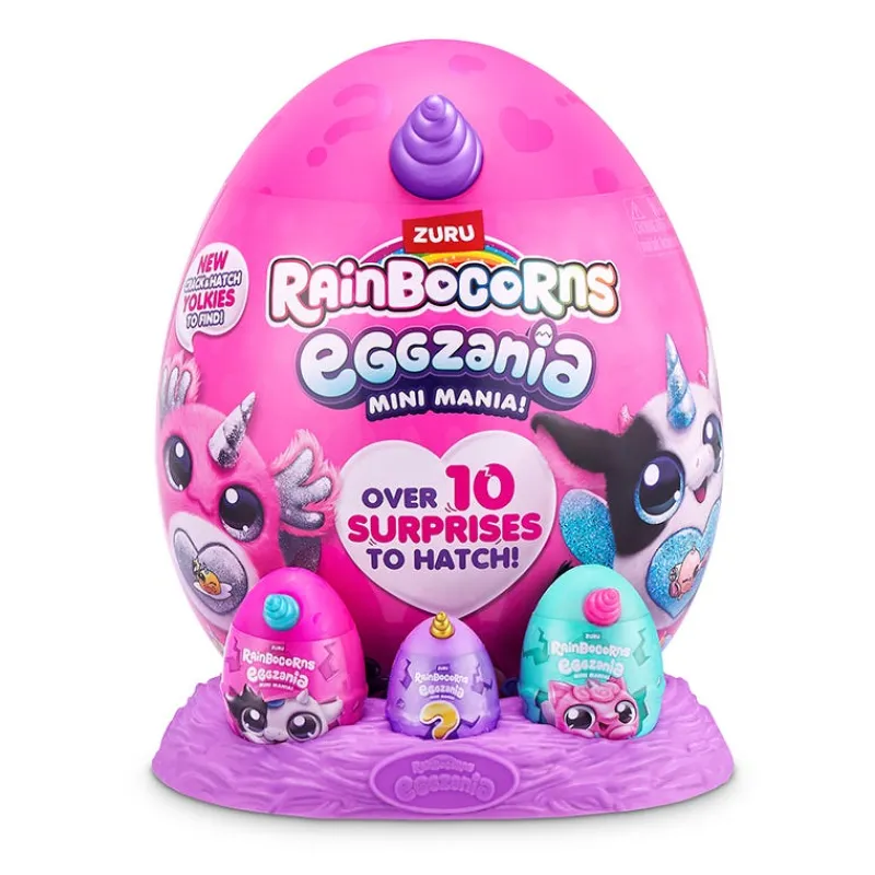 Rainbocorns Huevo Sorpresa Eggzania con 10 Sopresas<Importacion Juguetron Discount