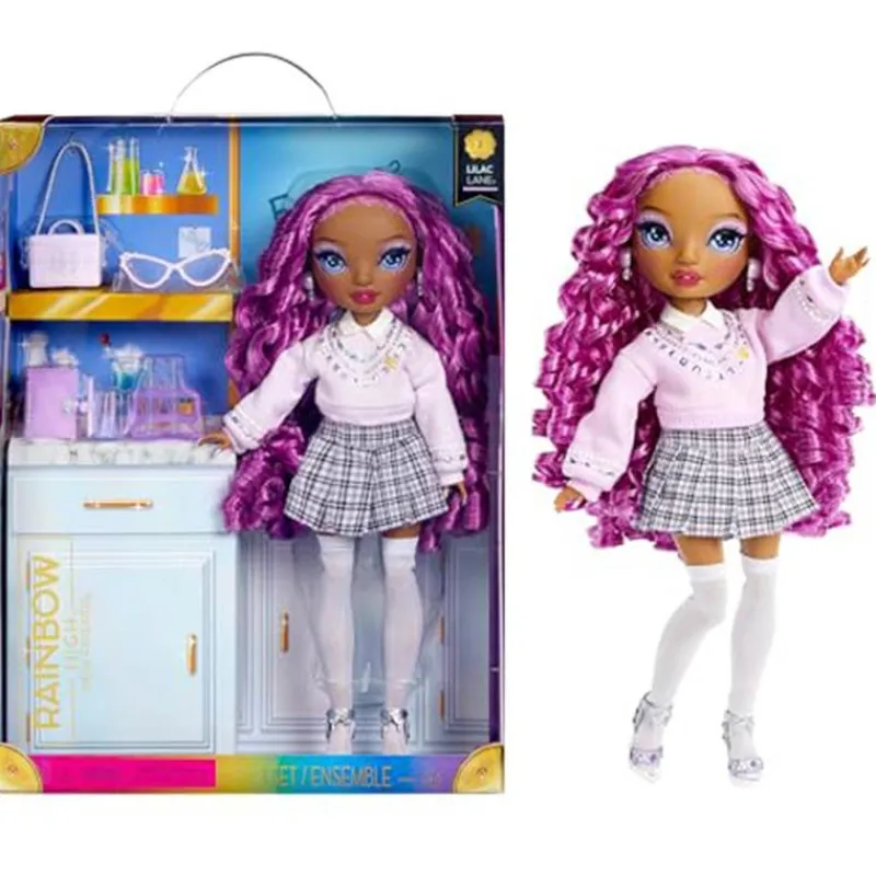 Rainbow High Fashion Doll LilacOutfit School<MGA Outlet