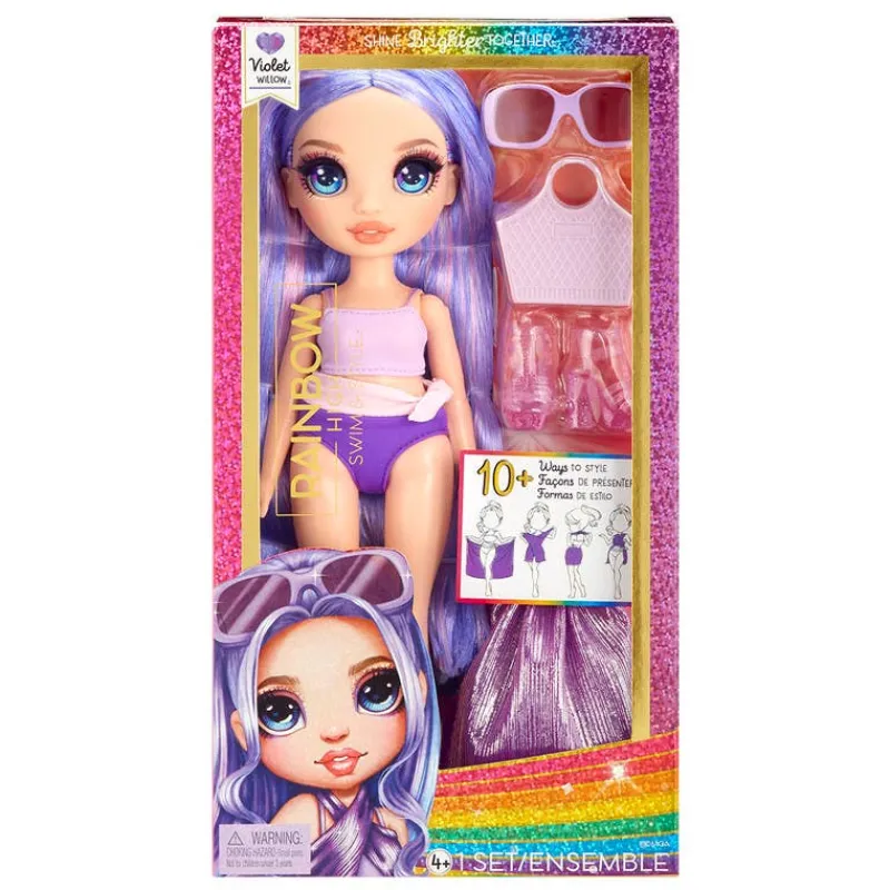 Rainbow High Fashion Doll Swim & Style Fashion Doll Violet<MGA Fashion