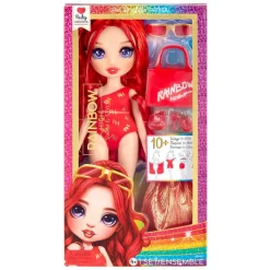 Rainbow High Fashion Doll Swim & Style Fashion Doll- Ruby<MGA Best