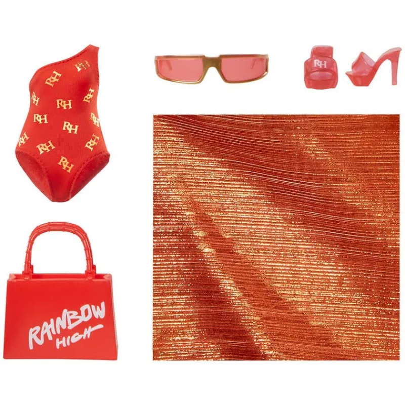 Rainbow High Fashion Doll Swim & Style Fashion Doll- Ruby<MGA Best