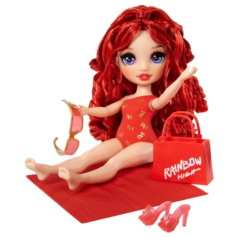 Rainbow High Fashion Doll Swim & Style Fashion Doll- Ruby<MGA Best