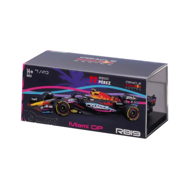 Red Bull Formula Uno F1 Escala 1:43 Red Bull Racing RB19, Checo Pérez MaimiGP Edition<Importacion Juguetron Hot