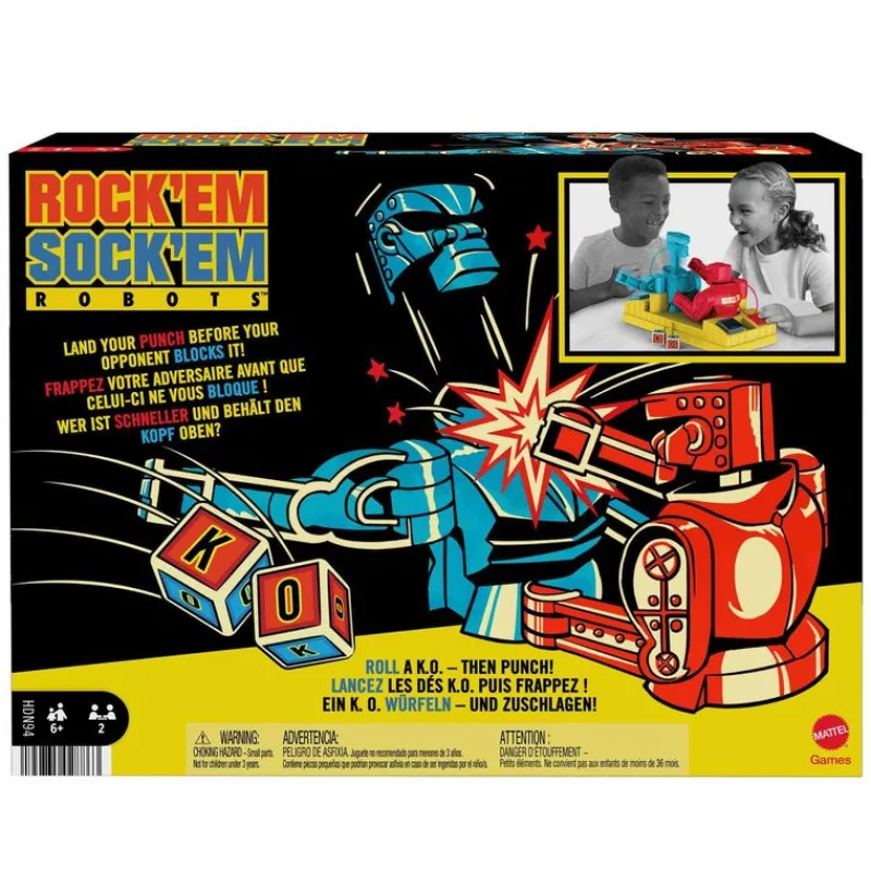 Robot Luchadores Rock´Em Sock Juego de Mesa<Mattel Best