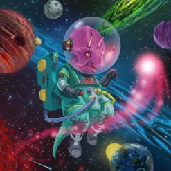 Rompecabezas Dino Space, 3 rompecabezas de 49 piezas.<Ravensburger Online