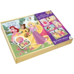 Rompecabezas 5 En 1 Disney Princesas de 60 Piezas<Novelty Outlet