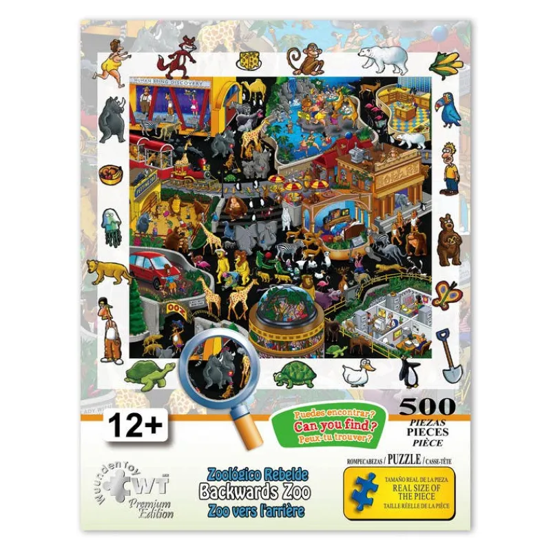 Rompecabezas Zoológico Rebelde de 500 Piezas<Wuundentoy New