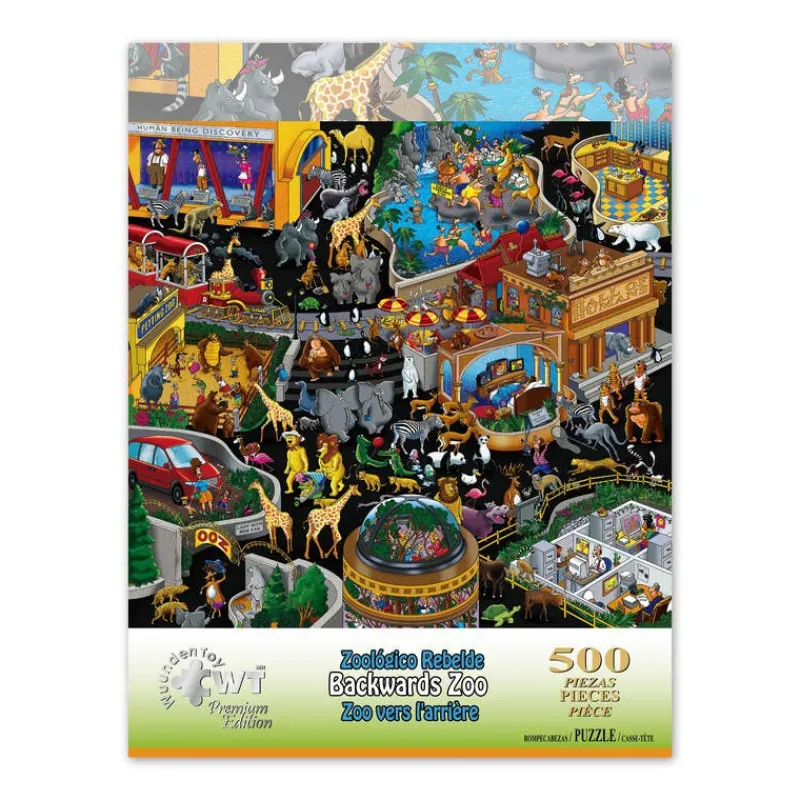 Rompecabezas Zoológico Rebelde de 500 Piezas<Wuundentoy New