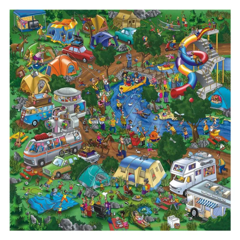 Rompecabezas Campamento De Verano de 500 Piezas<Wuundentoy Sale