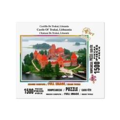 Rompecabezas Castillo De Trakai, Lituania de 1500 Piezas<Wuundentoy Sale