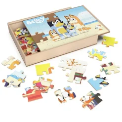 Rompecabezas de Madera de Bluey 3Pack de 24 Piezas<Spin Master Fashion