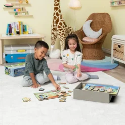 Rompecabezas de Madera de Bluey 4 Pack de 24 Piezas<Spin Master Fashion